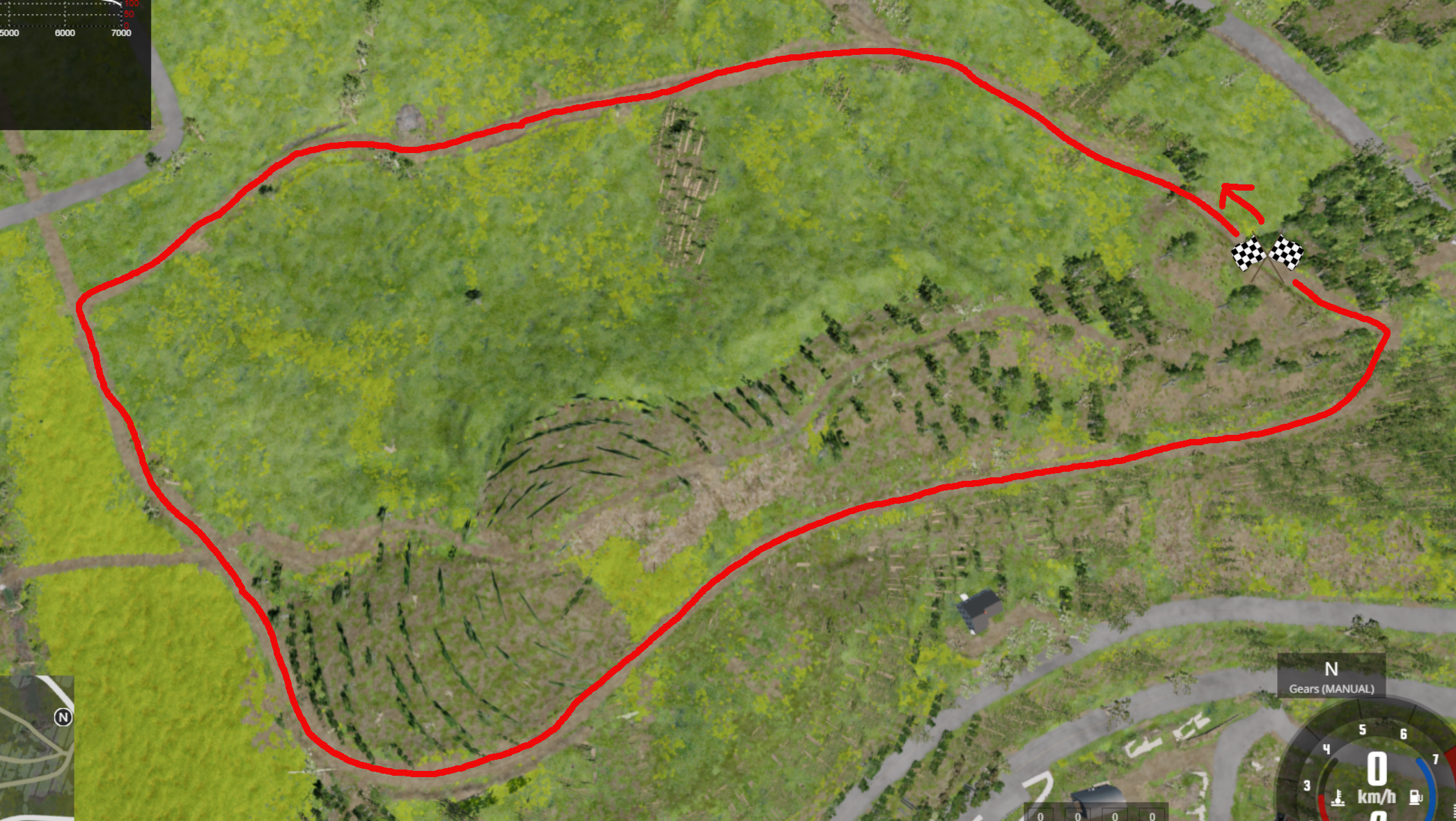 beamng east coast usa dirt hotlap red