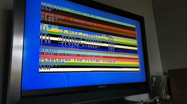 flying digger loading