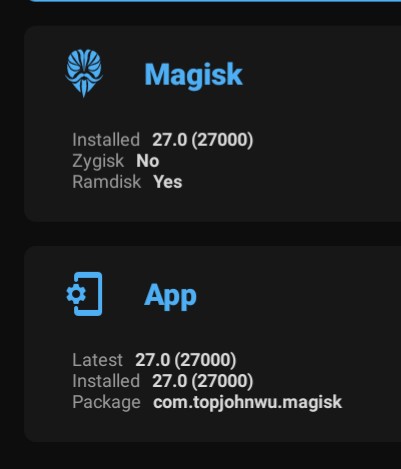 Magisk installed